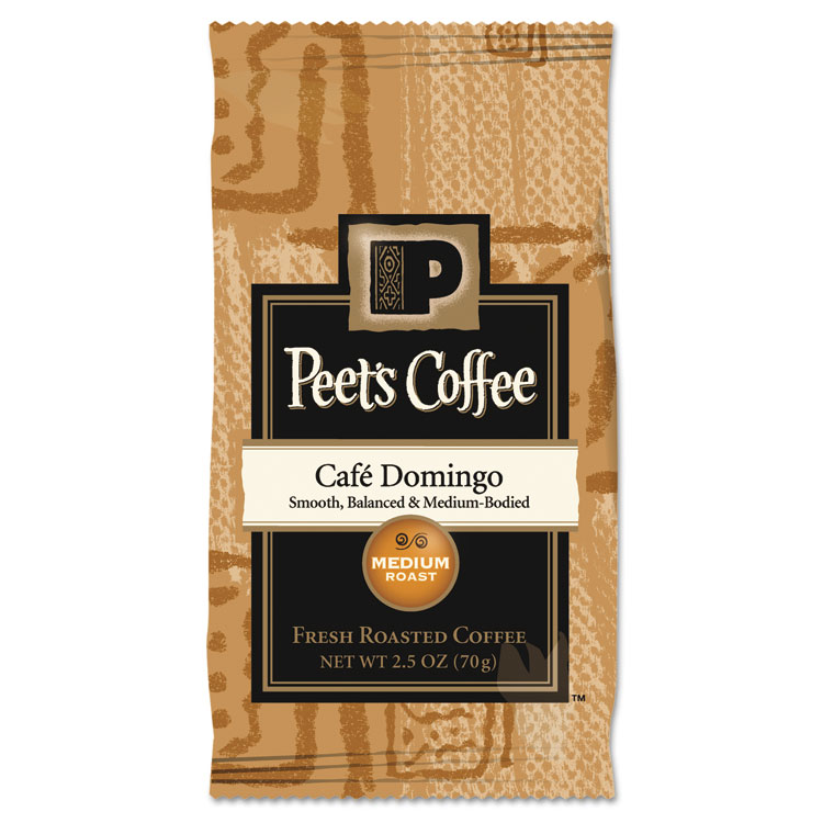 Picture of Coffee Portion Packs, Café Domingo Blend, 2.5 oz Frack Pack, 18/Box