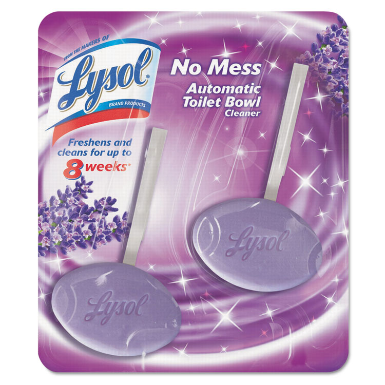 Picture of No Mess Automatic Toilet Bowl Cleaner, Lavender/Lilac, 2/Pack