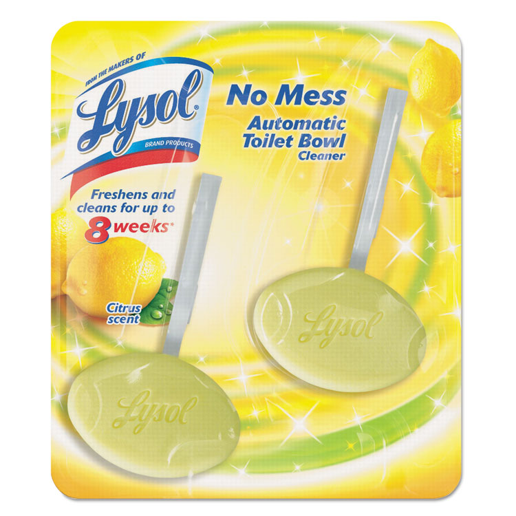 Picture of No Mess Automatic Toilet Bowl Cleaner, Citrus/Lemon, 2/Pack
