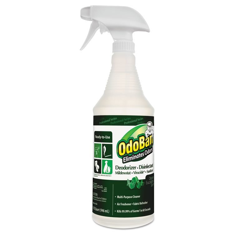 Picture of Professional Series Deodorizer Disinfectant, 32oz Spray Bottle, Eucalyptus Scent