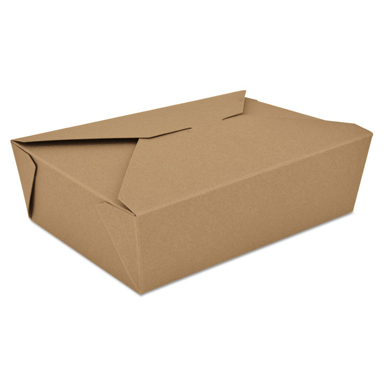 Picture of ChampPak Retro Carryout Boxes, Kraft, 7-3/4 x 5-1/2 x 2-1/2, Brown