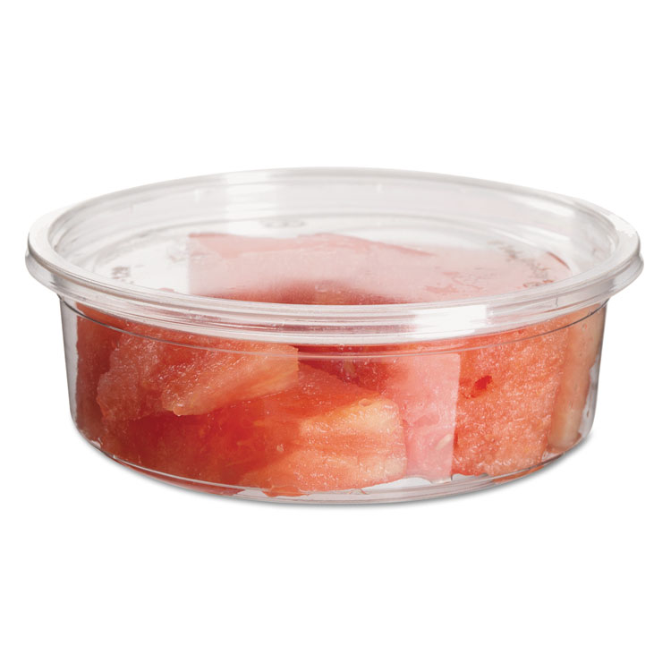 Picture of Renewable & Compostable Round Deli Containers - 8oz., 50/pk, 10 Pk/ct