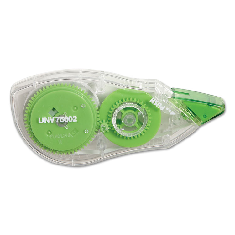 Picture of Correction Tape with Two-Way Dispenser, Non-Refillable, 1/5" x 315", 2/Pack