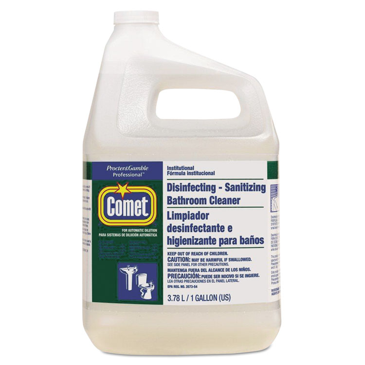 Picture of Disinfecting-Sanitizing Bathroom Cleaner, One Gallon Bottle, 3/Carton