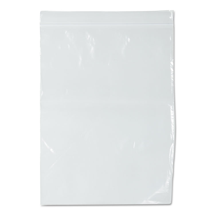 Picture of Zippit Resealable Bags, 2 Mil, 9" X 12", Plastic, Clear, 1000/carton