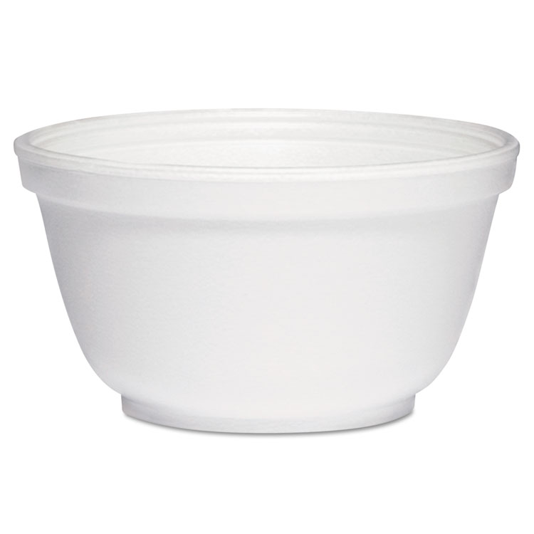 Picture of Foam Bowls, 10 Ounces, White, Round