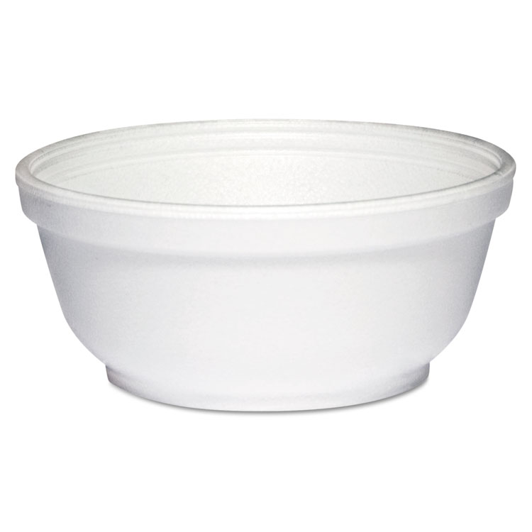 Picture of Foam Bowls, 8 Ounces, White, Round, 50/pack