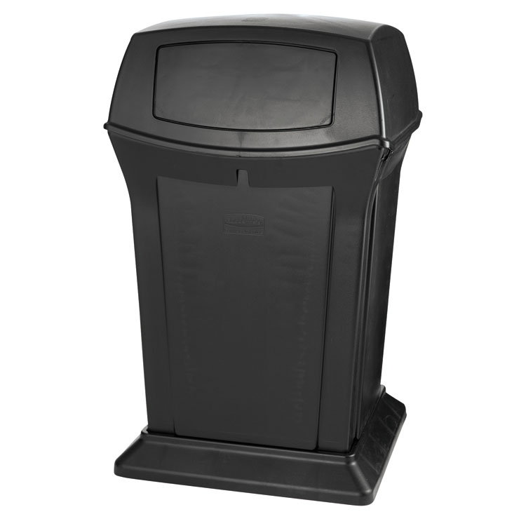 Picture of Ranger Fire-Safe Container, Square, Structural Foam, 45 Gal, Black