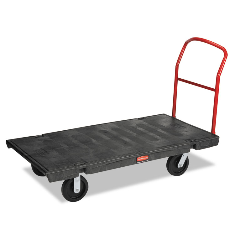 Picture of Platform Truck, 2000-lb Cap, 30w x 60d x 7h, Black