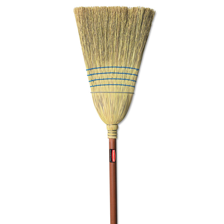 Picture of Warehouse Corn-Fill Broom, 38-in Handle, Blue