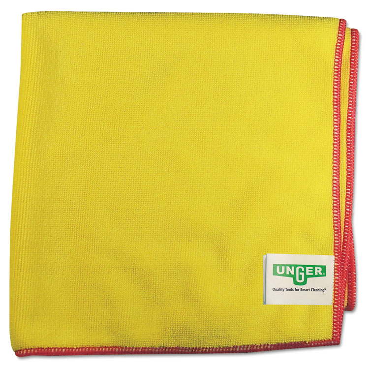 Picture of SmartColor MicroWipes 4000, Heavy-Duty, 16 x 15, Yellow/Red, 10/Case