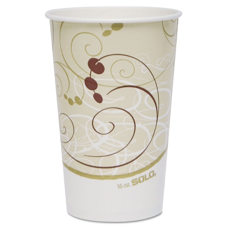 Picture of Paper Cold Cups, 16 Oz., Symphony Design, 50/bag