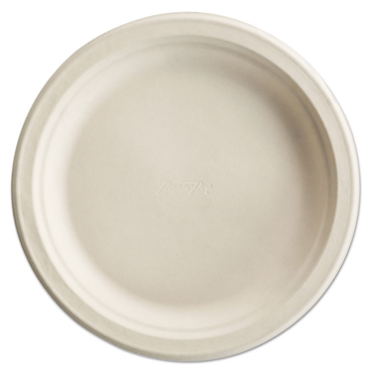 Picture of Paper Pro Round Plates, 8 3/4 Inches, White, 125/pack