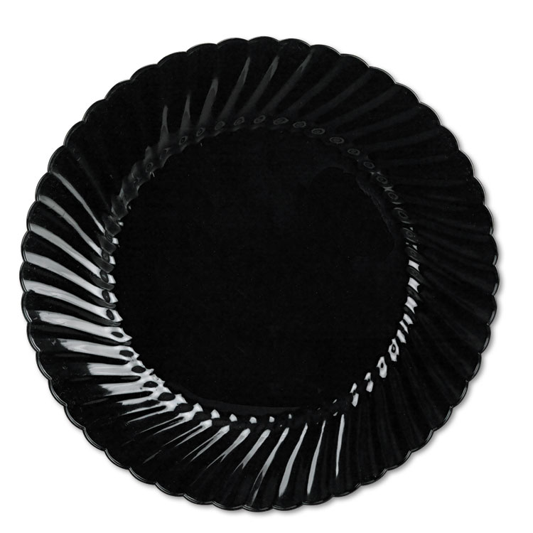 Picture of Classicware Plates, Plastic, 10.25 In, Black, 144/case
