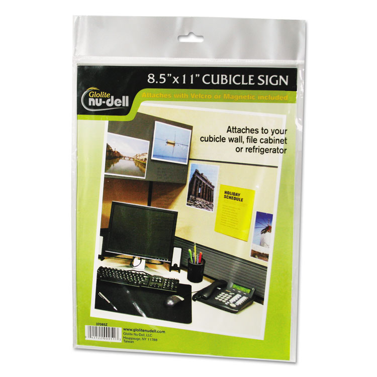 Picture of Clear Plastic Sign Holder, All-Purpose, 8 1/2 x 11