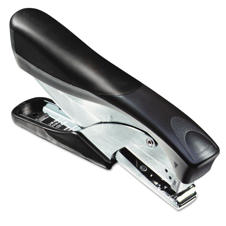 Picture of Premium Hand Stapler, Full Strip, 20-Sheet Capacity, Black/Chrome/Dark Gray