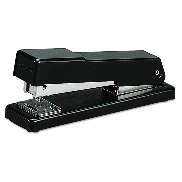 Picture of Compact Desk Stapler, Half Strip, 20-Sheet Capacity, Black