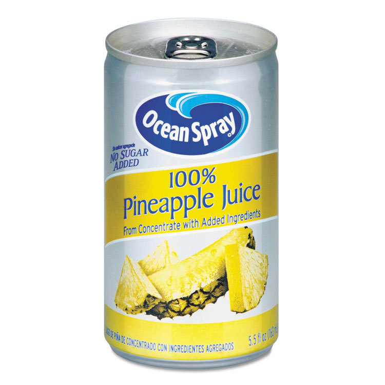 Picture of 100% Juice, Pineapple, 5.5 oz Can