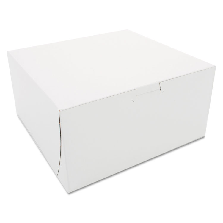 Picture of Non-Window Bakery Boxes, 8 X 8 X 4, White, 250/carton