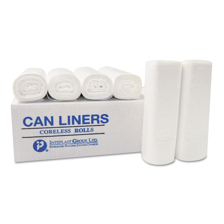 Picture of High-Density Can Liner, 20 x 22, 7-Gallon, 6 Micron, Clear, 50/Roll