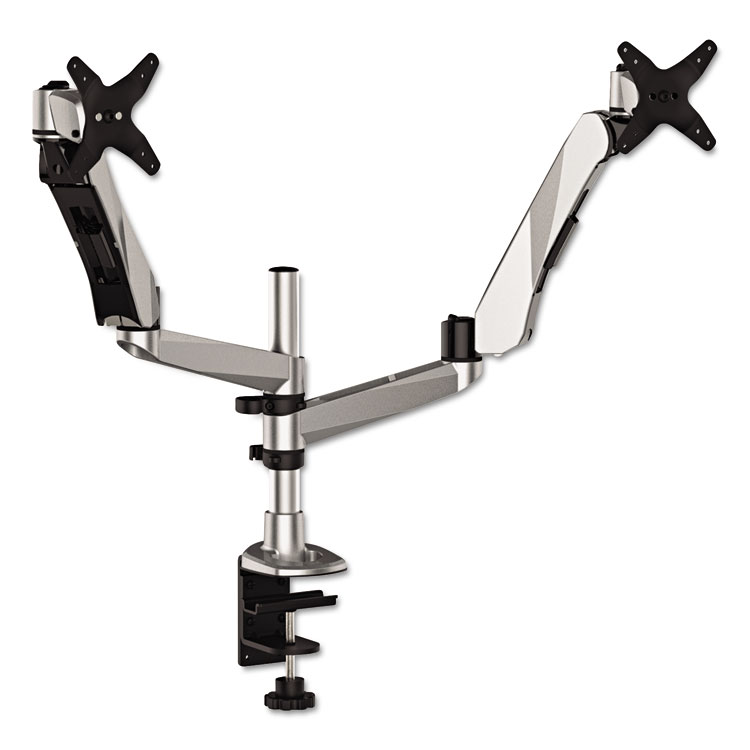 Picture of Dual Monitor Arm Mount, 5 x 21 1/2, Silver