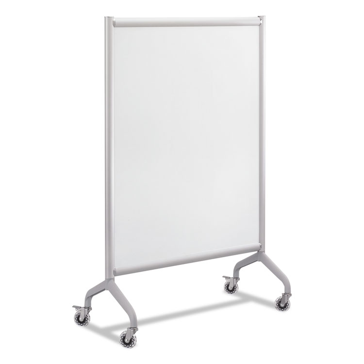 Picture of Rumba Full Panel Whiteboard Collaboration Screen, 36 x 54, White/Gray