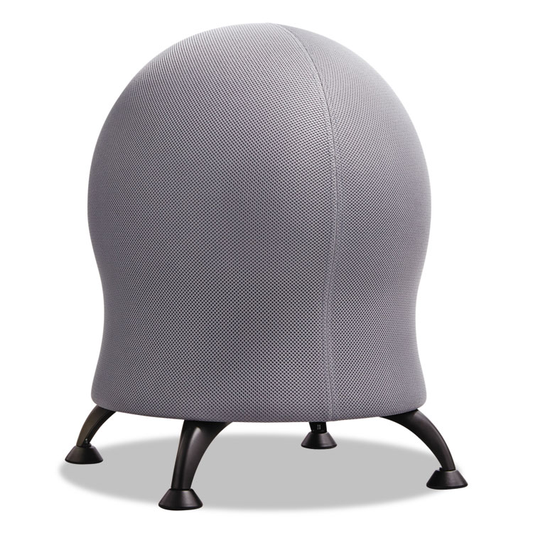 Picture of Zenergy Ball Chair, 22 1/2" Diameter x 23" High, Gray/Black