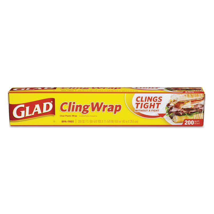 Picture of Cling Wrap Plastic Wrap, 200 Square Foot Roll, Clear