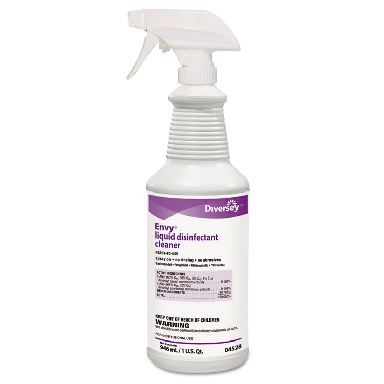 Picture of Envy Liquid Disinfectant Cleaner, Lavender, 32 oz Spray Bottle, 12/Carton