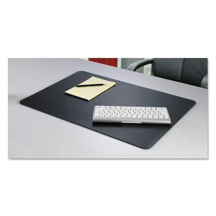 Picture of Rhinolin II Desk Pad with Microban, 36 x 24, Black