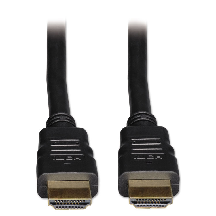 Picture of High Speed HDMI Cable with Ethernet, Digital Video with Audio, 10 ft, Black