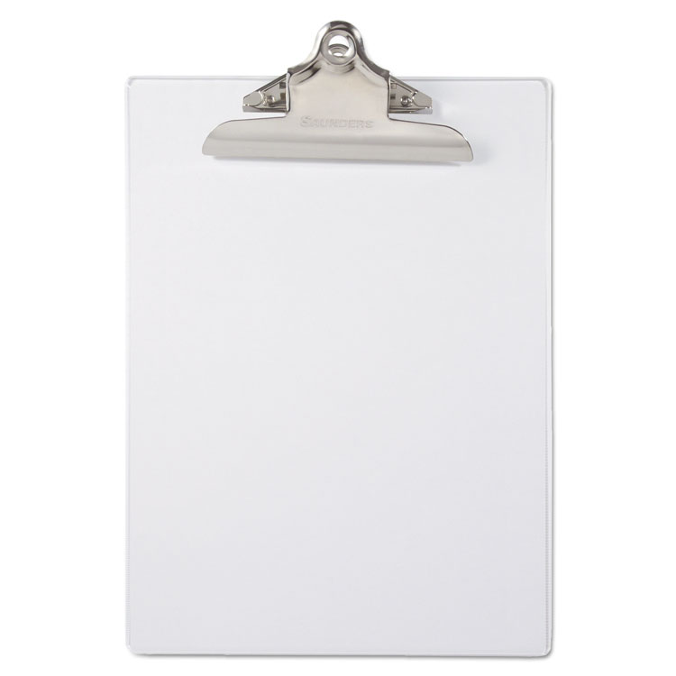 Picture of Recycled Plastic Clipboards, 1" Clip Cap, 8 1/2 x 12 Sheets, Clear