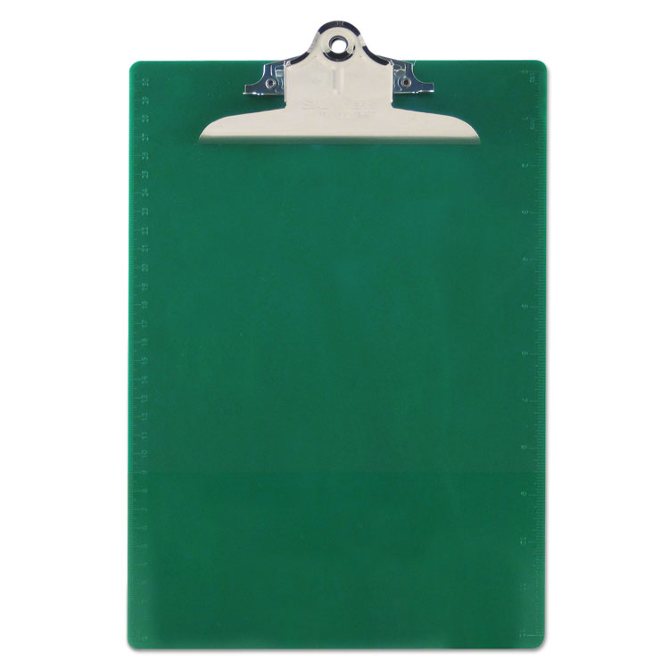 Picture of Recycled Plastic Clipboards, 1" Clip Cap, 8 1/2 x 12 Sheets, Green