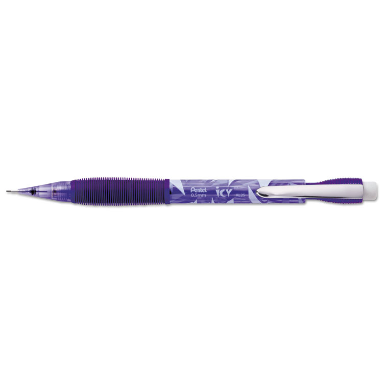 Picture of Pentel® Icy Mechanical Pencil, .7mm, Trans Violet, Dozen