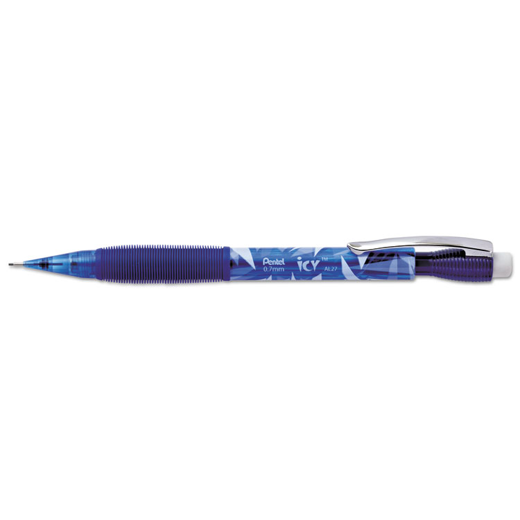 Picture of Icy Mechanical Pencil, .7mm, Trans Blue, Dozen