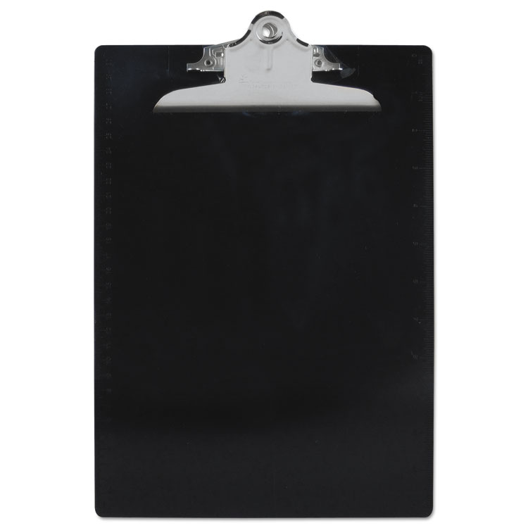 Picture of Recycled Plastic Clipboards, 1" Clip Cap, 8 1/2 x 12 Sheets, Black