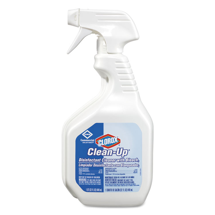 Picture of Clean-Up Disinfectant Cleaner with Bleach, 32oz Smart Tube Spray, 9/Carton