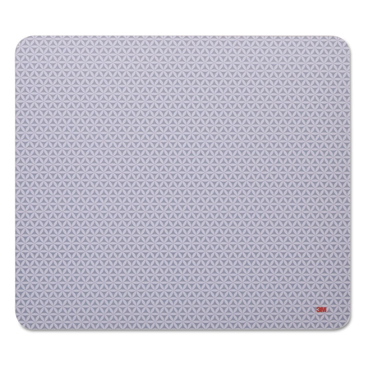 Picture of Precise Mouse Pad, Nonskid Back, 9 x 8, Gray/Bitmap