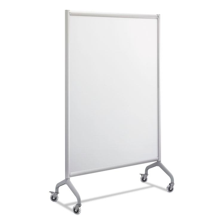 Picture of Rumba Full Panel Whiteboard Collaboration Screen, 42 x 66, White/Gray