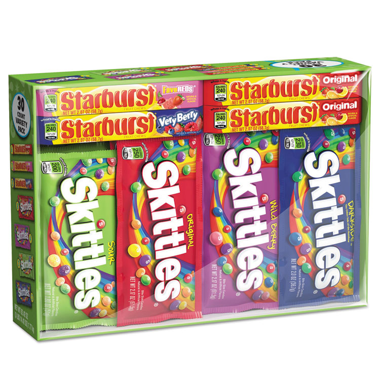 Skittles & Starburst Candy Variety Pack by Wrigley's® WRI884614