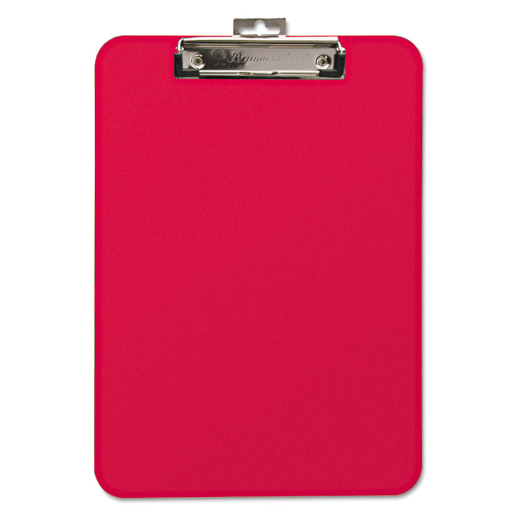 Picture of Unbreakable Recycled Clipboard, 1/4" Capacity, 8 1/2 x 11, Red