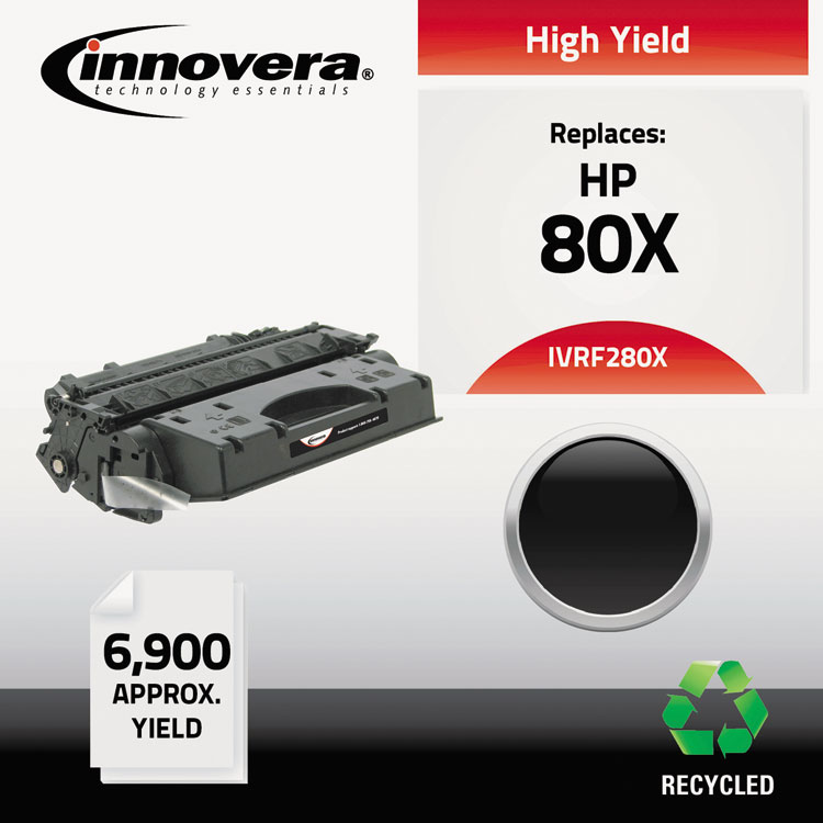 Picture of Remanufactured CF280X (80X) High-Yield Toner, Black