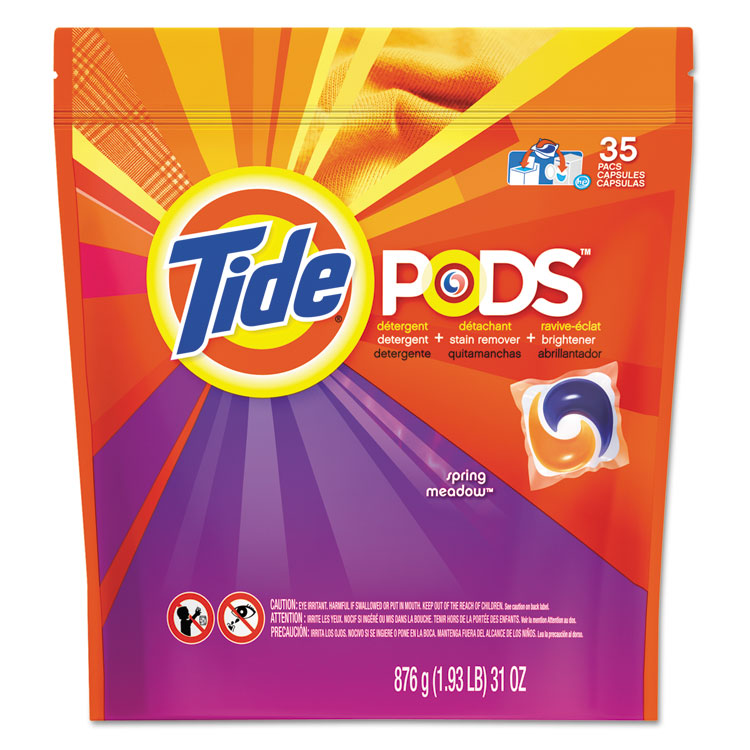 Picture of Pods, Laundry Detergent, Spring Meadow, 35/PK, 4 PK/CT