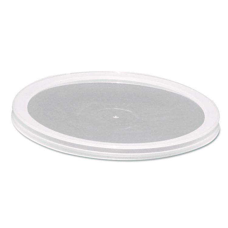 Picture of Over-Cap-Style Deli Container Lids, Clear, 50/pack, 10 Pack/carton