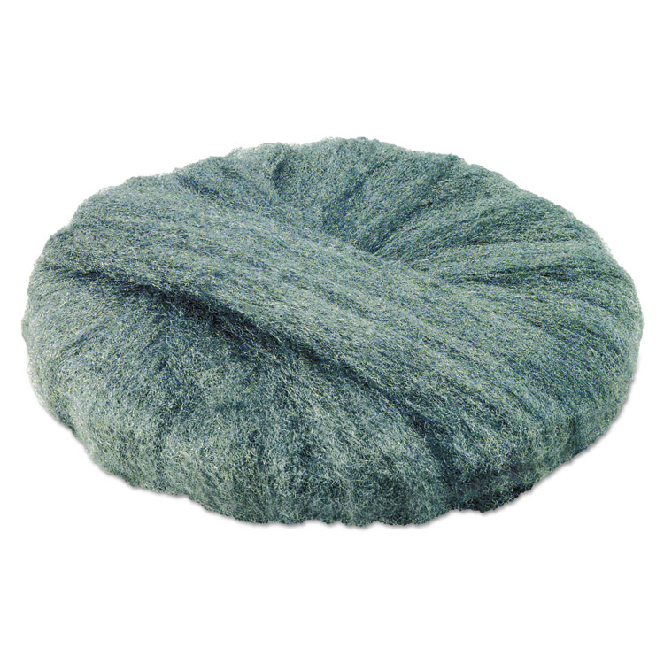 Picture of Radial Steel Wool Pads, Grade 0 (fine): Cleaning & Polishing, 20", Gray, 12/ct