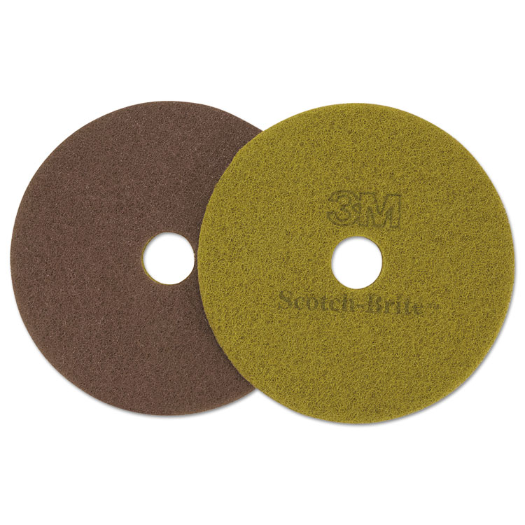 Picture of Diamond Floor Pads, 20" Diameter, Sienna, 5/carton