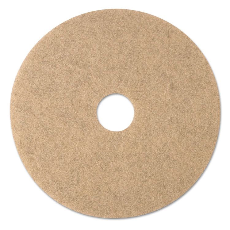 Picture of Ultra High-Speed Natural Blend Floor Burnishing Pads 3500, 20" Dia., Tan, 5/ct