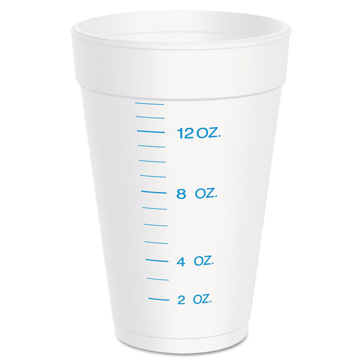Picture of Graduated Foam Cup, 16 Ounces, 25 Per Pack, 40 Packs/carton