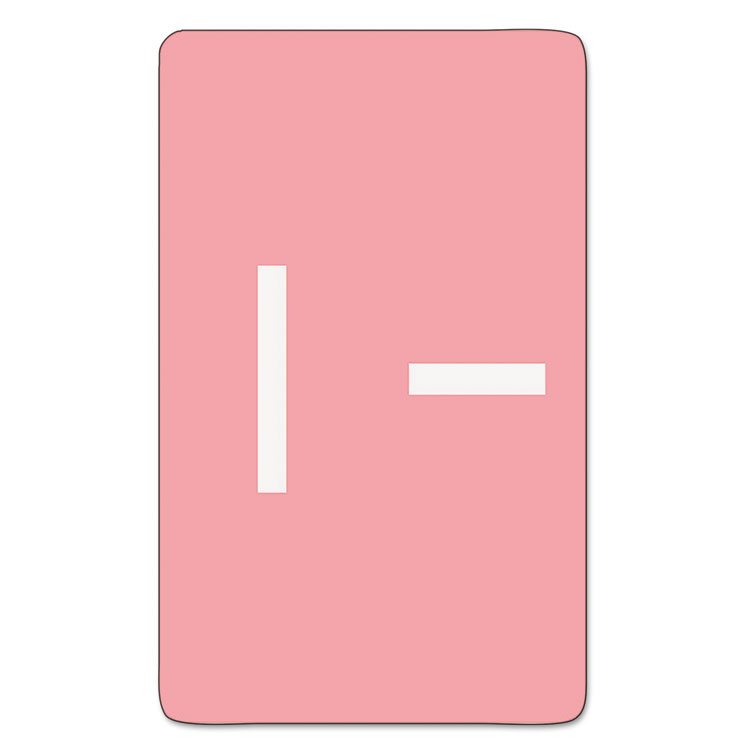 Picture of Alpha-Z Color-Coded Second Letter Labels, Letter I, Pink, 100/Pack
