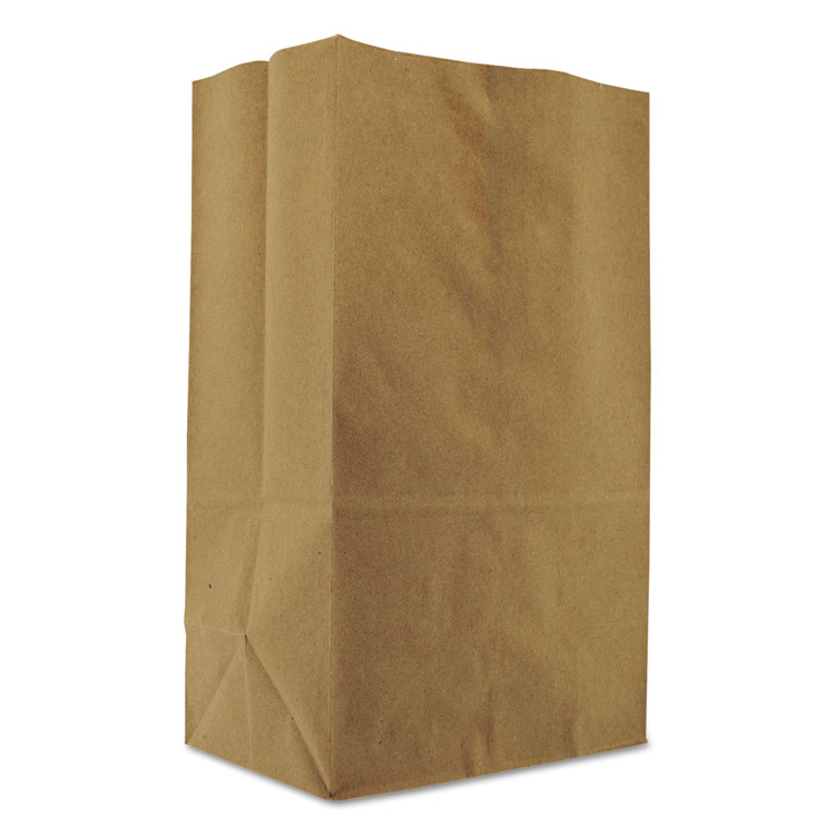 Picture of 1/8 Bbl Paper Grocery Bag, 57 Lb Kraft, Standard 10 1/8 X6 3/4 X14 3/8, 500 Bags